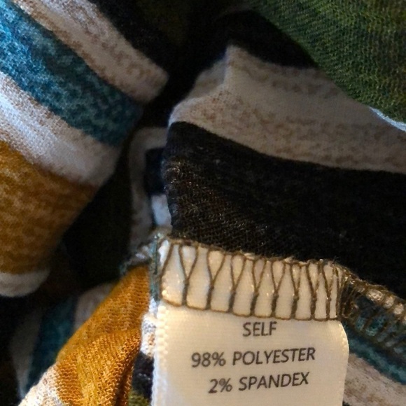 1 Left! Diva Plus Stripped Top - Picture 4 of 4